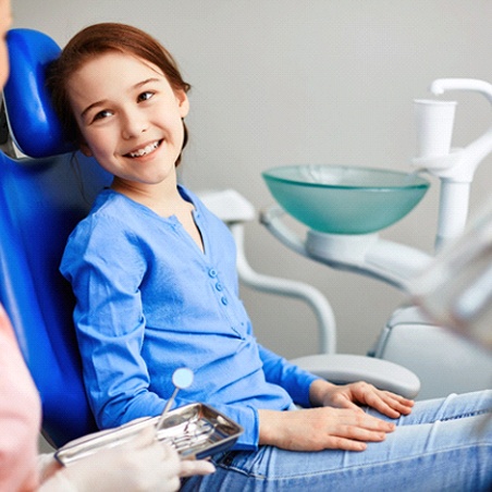 Patient undergoing dental checkup in Wylie