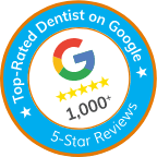 Top Rated Dentist on Google badge