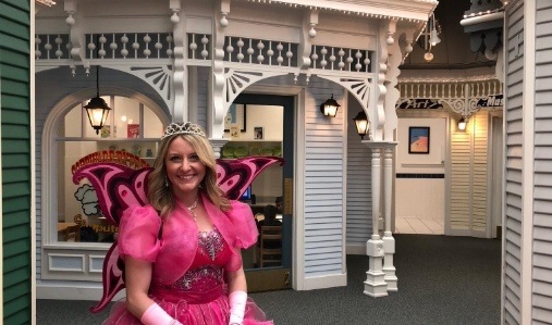 Wylie dental team member dressed as tooth fairy