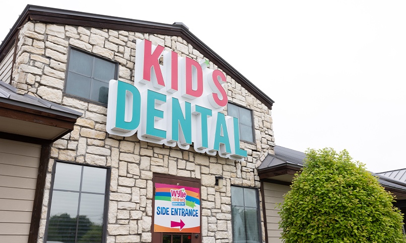 Outside view of Wylie Children's Dentistry office building