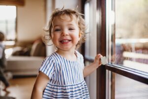 Happy, smiling toddler.